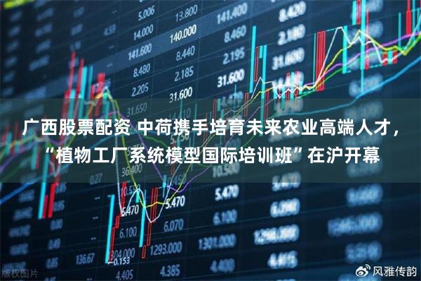 广西股票配资 中荷携手培育未来农业高端人才，“植物工厂系统模型国际培训班”在沪开幕