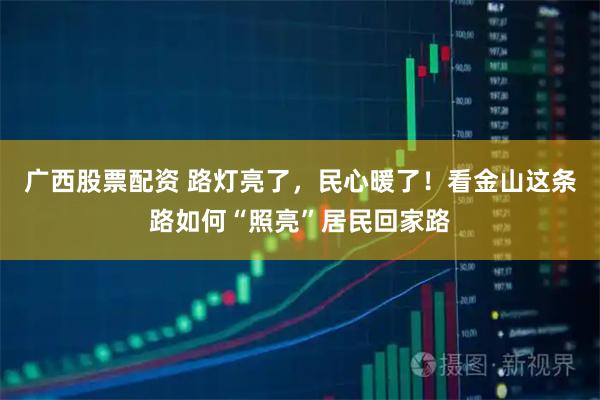 广西股票配资 路灯亮了，民心暖了！看金山这条路如何“照亮”居民回家路
